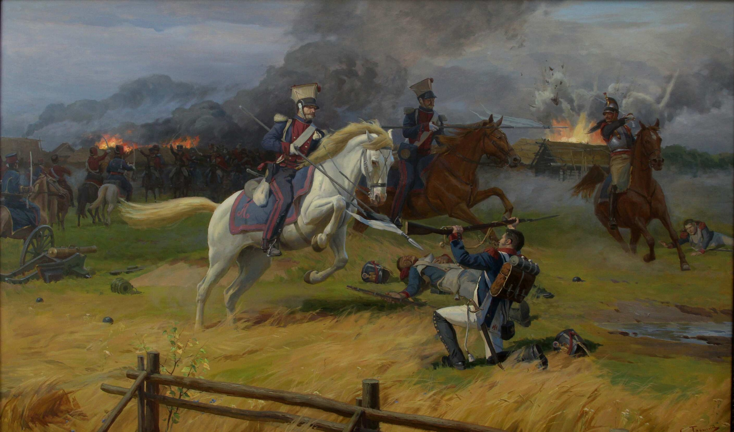 Решающее сражение отечественной войны 1812 года. Батальное сражение изо Бородино.